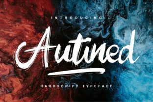 Autined: A Handwritten Typeface for Editorial Design