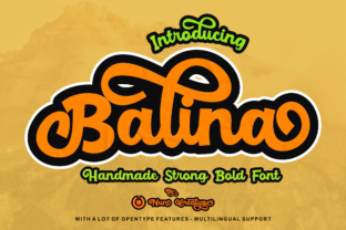 Balina: A Handwritten Typeface for Modern Editorial Design