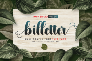 Billetter: A Handwritten Typeface for Editorial Design