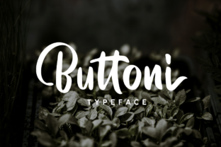 Buttoni: A Handwritten Font for Digital Elegance