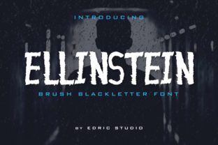 Ellinstein: A Bold Handwritten Font for Web Headers