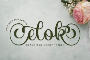 Elok: A Script Font That Elevates Your Brand Identity