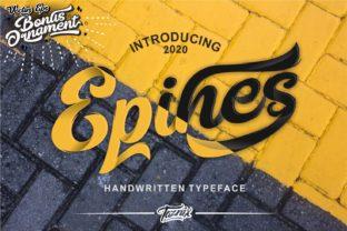 Epines: A Handwritten Font for Authentic Branding