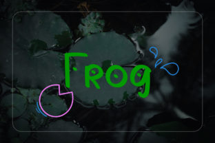 Frog Font: A Friendly Typeface for Social Campaigns