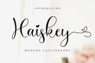 Haiskey: A Handwritten Font for Digital Design