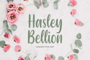Hasley Bellion: A Handwritten Font for Elegant Branding