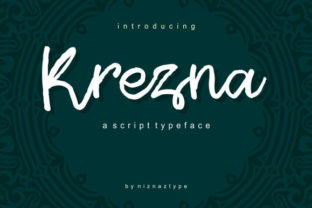Krezna: The Handwritten Font for Scroll-Stopping Social Media