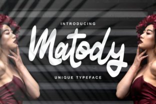 Matody Font: A Handwritten Typeface for Crafters