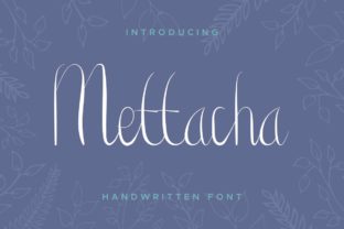 Mettacha: A Handwritten Font for Authentic Branding