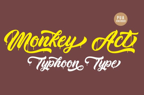 Monkey Act Font: A Vintage Script for Editorial Design