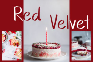 Red Velvet: A Charming Handwritten Font for Crafters