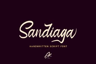 Sandiaga: The Handwritten Font That Elevates Brand Identity