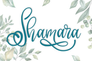 Shamara: A Light Script Font for Elegant Editorial Design