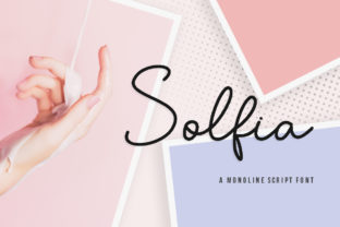 Solfia: The Sweet Handwritten Font for Crafters