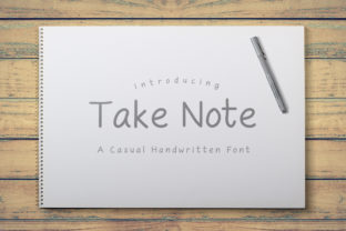 Take Note: A Handwritten Font for Scroll-Stopping Design