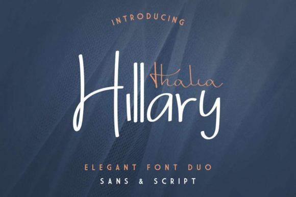 Thalia Hillary: A Modern Script Font for Branding
