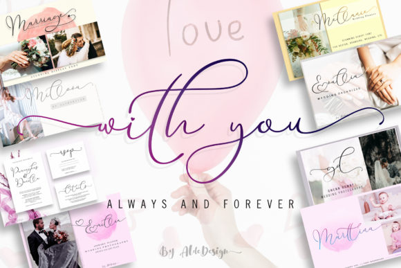 With You: A Handwritten Font for Modern Web Design