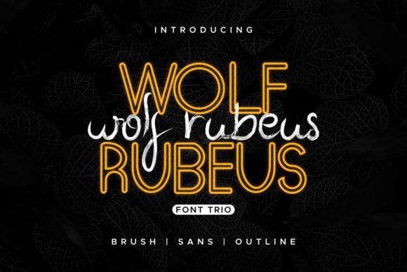 Wolf Rubeus: A Script Font for Clear Campaigns