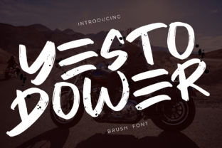 Yesto Dower: A Handwritten Font for Small Business Branding