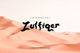 Zulfiqar Font: Bold Handwritten Power for Campaigns